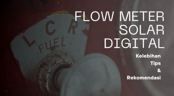 flow meter solar digital