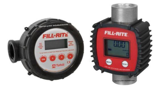 fill rite digital flow meter